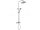 Rea VINCENT sprchový set s termost.batériou,ručná sprch,hlav.sprcha brúsený Nikel P6603