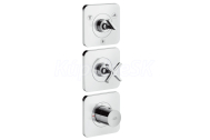 Axor Citterio E Termostat modul 38 x 12 3 výstupy, chróm