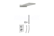 Aquatek PG2101 Sprchový set hranatý s termostatickou batériou, chróm