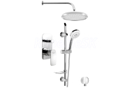 Aqualine DAPHNE podomietkový sprchový set s pákovou batériou, 2 výstupy, chróm