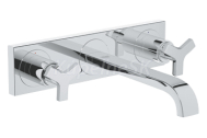 GROHE Allure Umývadlová 3-otvorová podomietková batéria, rozpätie 220mm,chróm