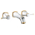 GROHE Grandera Umývadlová trojotvorová batéria, rozpätie 177 mm,chróm /zlato20414IG0