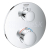 GROHE 24077000 GROTHERM Termostatická podomietková vaňová batéria, Chróm