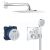 GROHE 34742000 GROTHERM Sprchová te.súprava s hlavovou sprchou Rainshower Fseries 10 Chróm