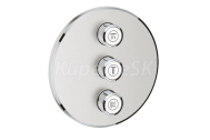 GROHE 29122DC0 GROHTHERM Smart Control Trojcestný ovládač pod omietku, Nerez