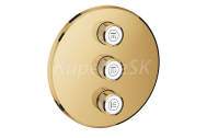 GROHE 29122GL0 GROHTHERM Smart Control Krytka trojitého ovládača prietoku, Cool Sunrise