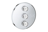 GROHE 29122000 GROHTHERM Smart Control Krytka trojitého ovládača prietoku, chróm