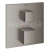 GROHE 24154AL0 Grohtherm CUBE Termostatická podomiet. sprch.batéria 2-cestná,kartáč.Grafit