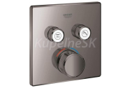 GROHE 29124A00GROHTHERM Smart Control Termostat podomietkový 2 ventily, Hard Graphite