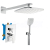 Novaservis Metalia 58 Eco sprchová podomietková sada Chróm SADA58051R,0