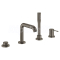 GROHE 19578AL1 ESSENCE Vaňová 4-otvoroá batéria,brushed hard graphite