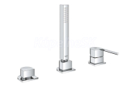 GROHE 23845003 PLUS Vaňová batéria na okraj vane 3-otvorová, chróm
