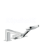 Hansgrohe 74551000 METROPOL Vaňová 3-otvorová batéria na okraj vane, chróm