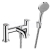 Hansgrohe Vernis Blend Vaňová 2-otvorová batéria na okraj vane s prísluš. Chróm 71461000