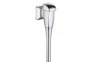 GROHE 37437000 Pisoárový splachovač nástenný s ovládacím krytom a odpadovým kolenom, chróm