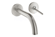 GROHE ATRIO Umývadlová 2-otvorová batéria M podomietková s Joystickom, Supersteel 19287DC3