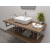 Ceramica Latina vodeodolná doska pod umývadlo 140x55x3,8cm Dub Halifax Cínový