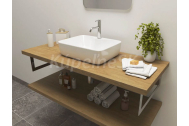 Ceramica Latina vodeodolná doska pod umývadlo 100x50x3,8cm Dub Stone