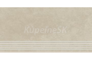 Cersanit ARES BEIGE STEPTREAD 29,7X59,8 glaz.gres-Schodovka matný mraz. OD708-026, R10B