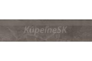Cersanit Marengo mrazuvzdorná retrifikovaná schodovka 29,8x119,8 cm R10b Grafitová matná
