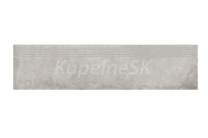 Cersanit Diverso mrazuvzdorná rektifikovaná schodovka 30x120x0,93 cm R10B SvetloŠedá matná