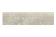 Cersanit Candy GPTU1202 mrazuvzdorná rektifikovaná schodovka 30x120x0,6 cm R10 Krémová mat