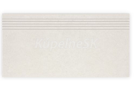 Rako BASE mrazuvzdorná rektifikovaná schodovka 30x60x1 cm, slonová kosť, R9/A DCPSE430