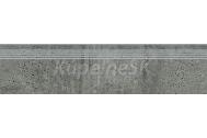 Cersanit OD663-089 NEWSTONE GRAPHITE STEPTREAD 29,8X119,8 schodovka-zdob.gres,hladká,R10B