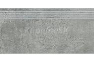 Cersanit OD663-073 NEWSTONE GREY STEPTREAD 29,8X59,8 schodovka-zdob.gres,hlad.,R10B