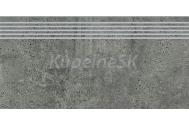 Cersanit OD663-074 NEWSTONE GRAPHITE STEPTREAD 29,8X59,8 schodovka-zdob.gres,hlad.,R10B