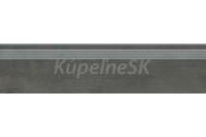 Cersanit OD662-068 GRAVA GRAPHITE STEPTREAD 29,8X119,8 schodovka-zdob.gres,hlad.,R10B