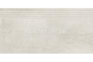 Cersanit OD662-072 GRAVA WHITE STEPTREAD 29,8X59,8 schodovka-zdob.gres, hlad.,R10B