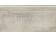 Cersanit OD662-074 GRAVA LIGHT GREY STEPTREAD 29,8X59,8 schodovka-zdob.gres, hlad.,R10B