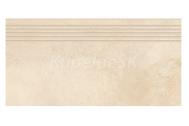 Cersanit Quenos Beige mrazuvzdorná rektifikovaná schodovka 30x60x0,8 cm R10B matná