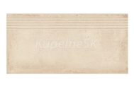 Cersanit Diverso mrazuvzdorná rektifikovaná schodovka 30x60x0,93 cm R10B Béžová matná