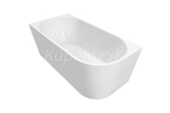 Aqualine TIBERA L voľne stojaca vaňa 140x70 cm, biela