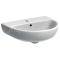 Geberit Selnova Malé umývadlo 500x410mm, s otvorom pre bat. s prepadom, biela
