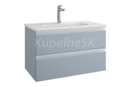 Ideal Standard T0051WI Tesi skrinka pod umývadlo 80cm-2 zásuvky(svetlomodrá/matná sv.šedá)