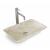 Ceramica Latina Zero M obdĺžnikové keramické umývadlo na dosku 58x36x13 cm štrukt. mramoru