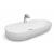 Ceramica Latina Alfa Max oválne keramické umývadlo 81x41x13,5 cm,otvor pre bat,Biele