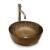 Ceramica Latina Zara 2 kruhové keramické umývadlo 41x41x14 cm,Zlatohnedá perleť