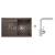 Blanco SET 09-A 24 drez silgranit METRA 45 S 78x50 cm Káva+batéria Mila Chróm