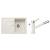 Blanco SET 09-C 24 drez silgranit METRA 45 S 78x50 cm Biela Soft+batéria Kano Biela Soft
