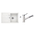 Blanco SET 09-D 24 drez silgranit METRA 45 S 78x50 cm Biely+batéria Kano-S Biela