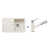 Blanco SET 09-D 24 drez silgranit METRA 45 S 78x50 cm Biela Soft+batéria Kano-S Biela Soft