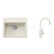 Blanco SET 07-C 24 drez silgranit LEGRA 6 58,5x50 cm Biela Soft+batéria Mida Biela Soft