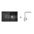 Blanco SET 08-A 24 drez silgranit SONA 45 S 78x50 cm Antracit+batéria Mila Chróm
