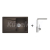 Blanco SET 08-A 24 drez silgranit SONA 45 S 78x50 cm Káva+batéria Mila Chróm