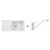 Blanco SET 11-A 24 drez silgranit FAVUM XL 6 S 86x43,5 cm Biela+batéria Daras Biela