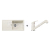 Blanco SET 11-B 24 drez silgranit FAVUM XL 6 S 86x43,5cm Biely Soft+bat Daras-S Biela Soft